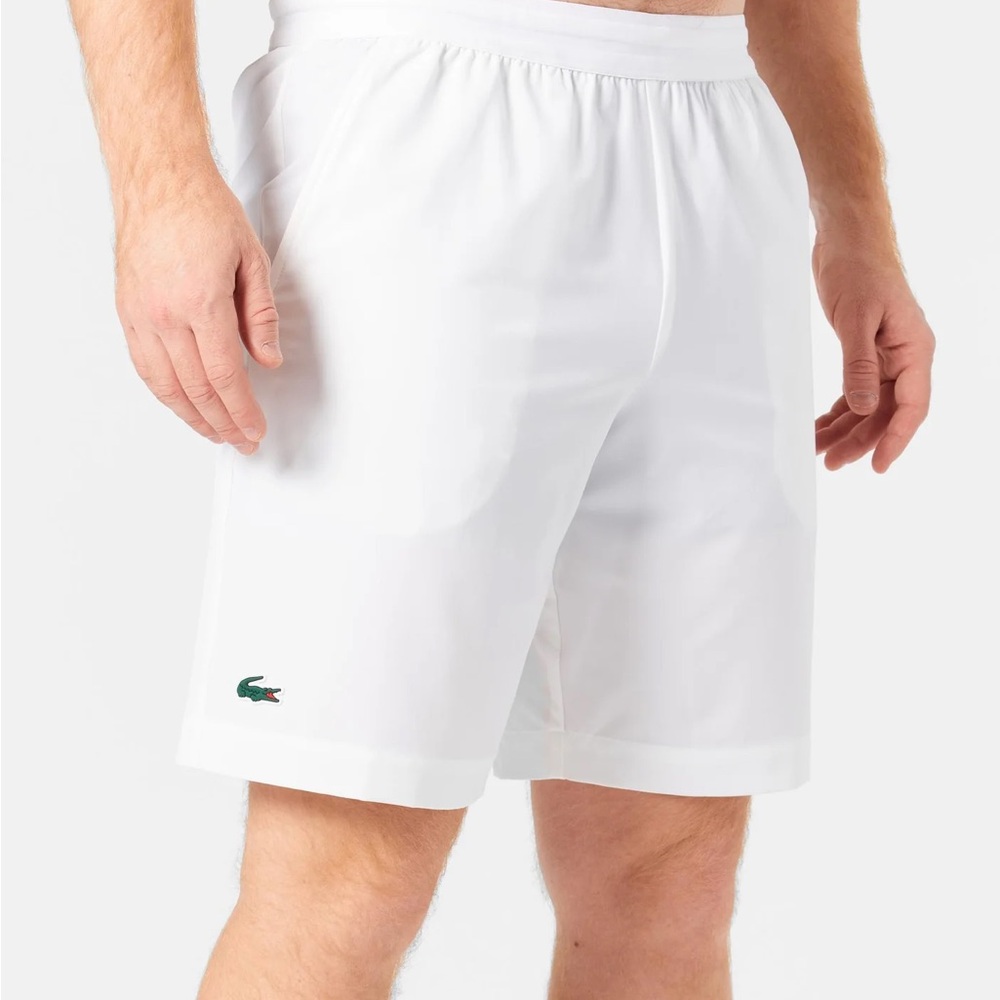 Lacoste Men's Athletic White Shorts